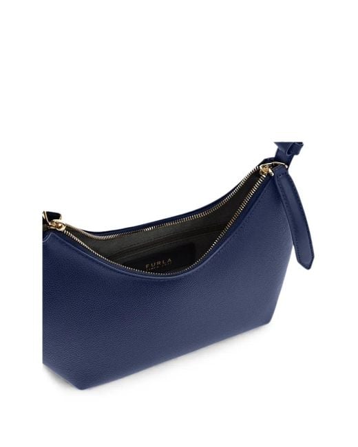 Furla Blue Goccia Shoulder Bag S