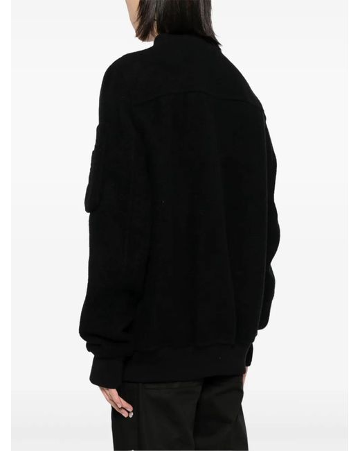 Rick Owens Black Classic Flight Jacket for men