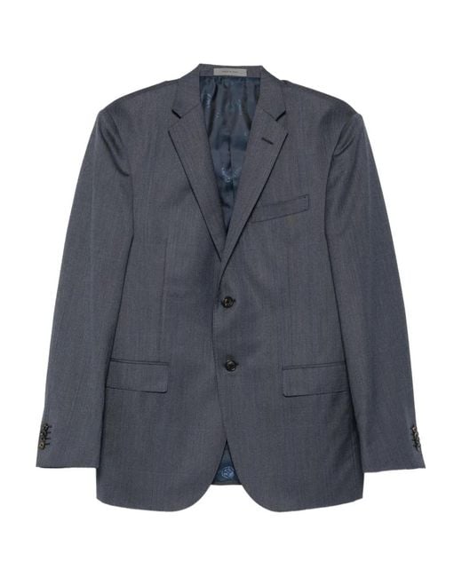 Corneliani Blue Wool Suit for men