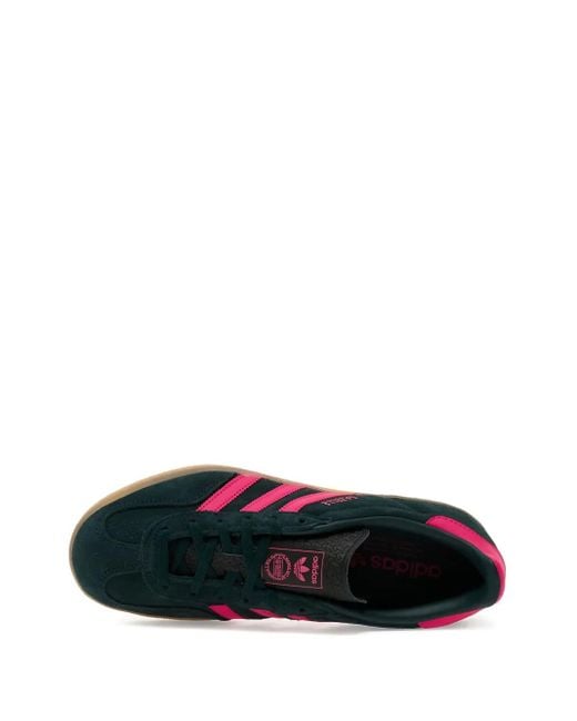 Adidas Green Gazelle Indoor Striped Sneakers