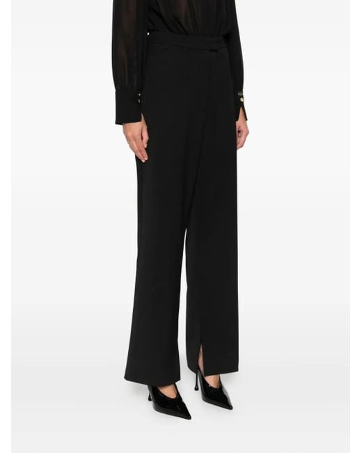 Marc O' Polo Black Split-Hem Trousers