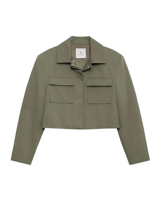 Anine Bing Green Dayton Jacket