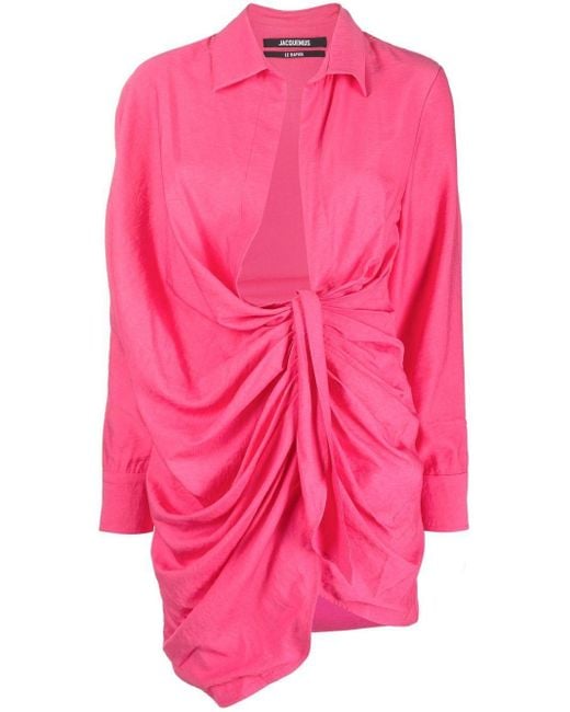 Vestido camisero La Robe Bahia Jacquemus de color Pink