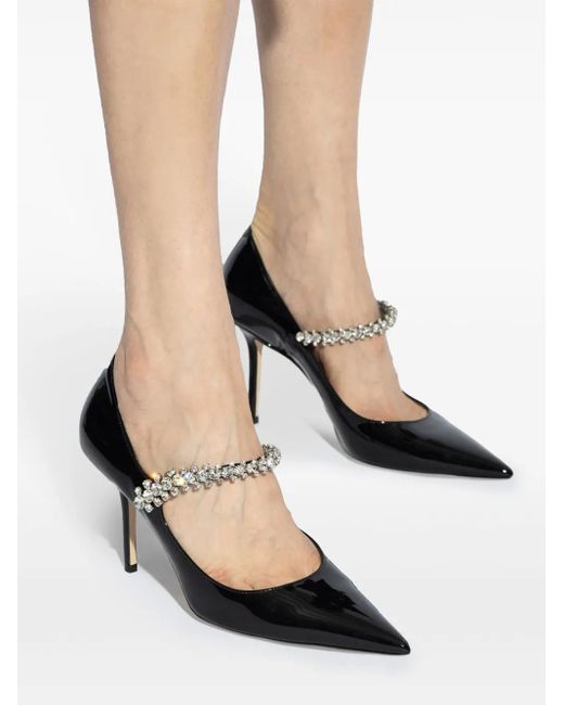 Escarpins Bing 85 Mm En Cuir Jimmy Choo en coloris Black