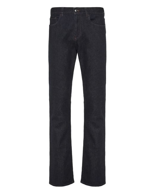 Canali Blue Pocket Jeans for men