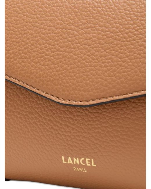Lancel Brown Envelope De Chain Wallet