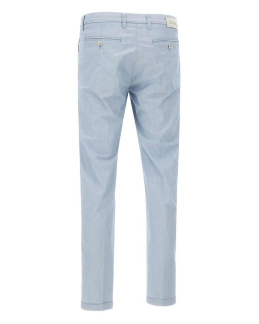 Re-hash Blue Logo-Patch Chinos for men