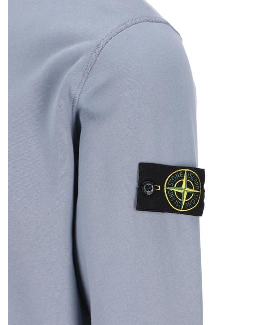 Stone Island Crew-neck sweater in Blue für Herren