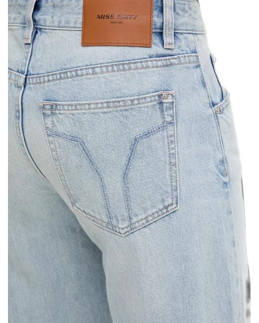 Miss Sixty Blue Cuffed Denim Jeans