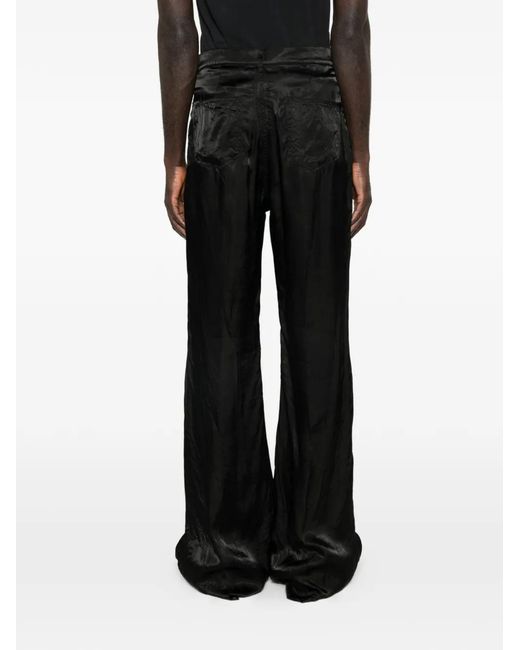 Rick Owens Black Bolan Bootcut Trousers for men