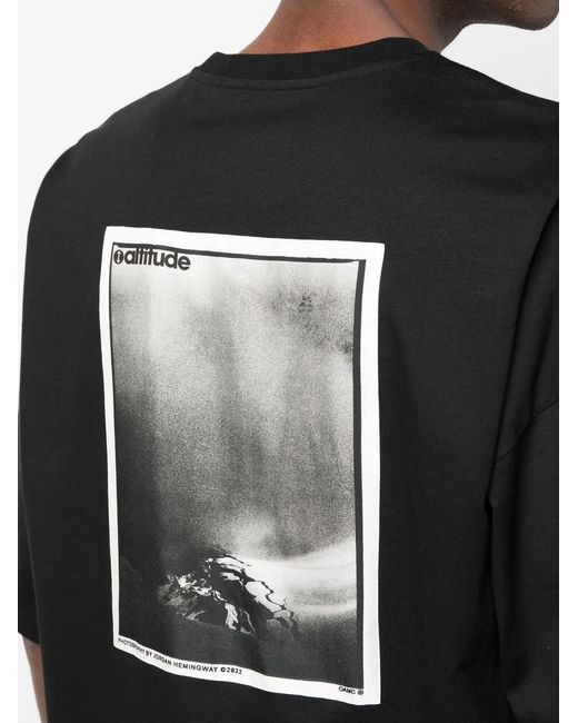 OAMC Black Buzza Photograph-Print T-Shirt for men