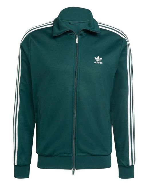 Adidas Green Three-Stripe Jacket for men