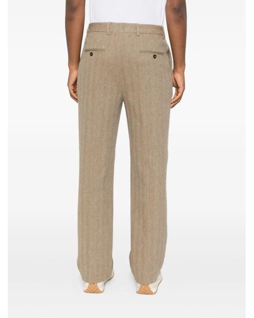 Golden Goose Deluxe Brand Natural 'Journey' Relax Straight Tailored Pants for men