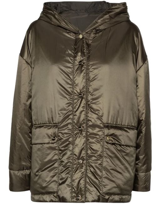 Max Mara Greenmo Padded Hooded Coat