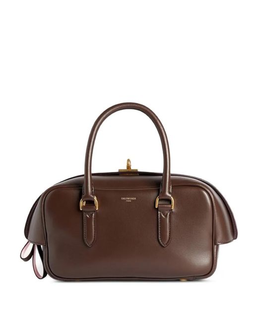 Balenciaga Brown Small Le 7 Tote Bag