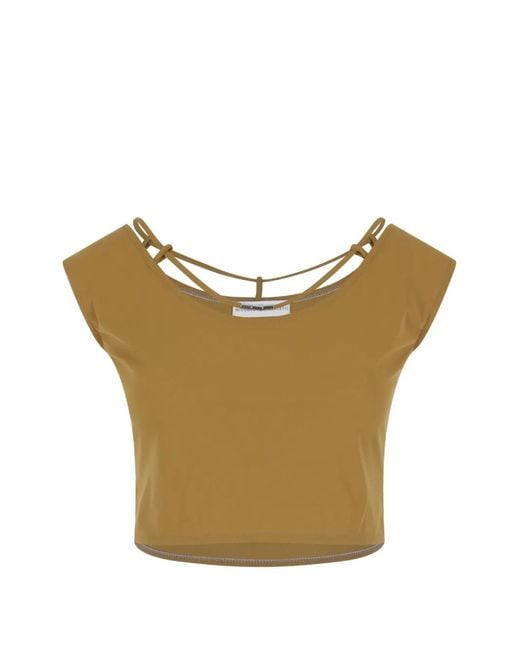 Niccolò Pasqualetti Natural Cut-Out Top