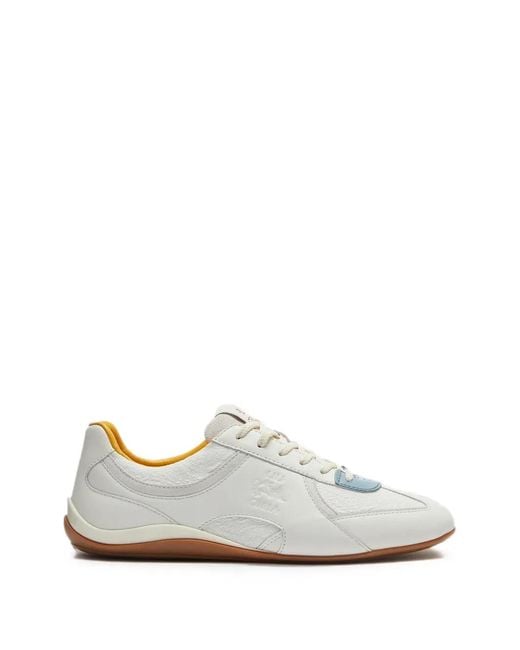 LILI CURIA White Zola Panelled Sneakers