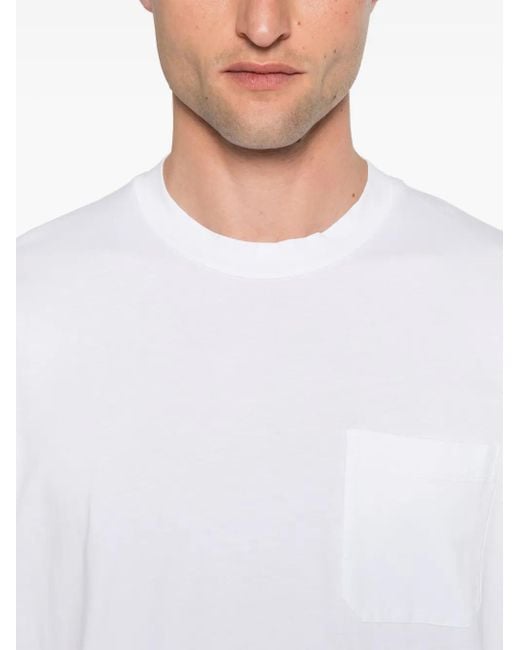 Daniele Fiesoli White Cotton T-Shirt for men