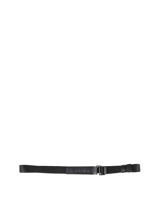 Neil Barrett White Leather Belt for men