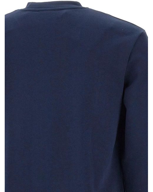 Lacoste Blue Cotton Sweatshirt for men