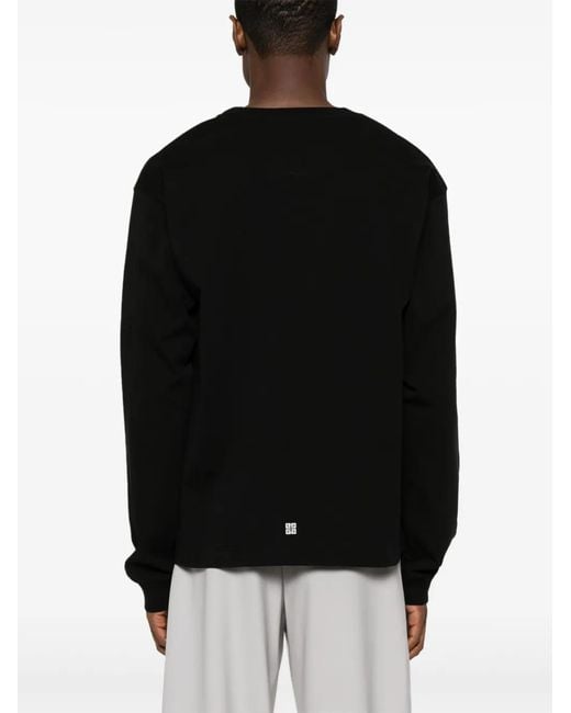 Givenchy Black 4G Stars Cotton T-Shirt for men