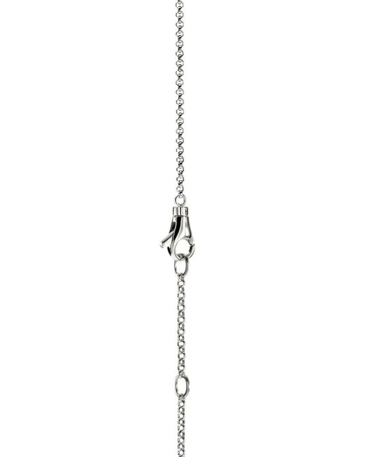 John Hardy Metallic 14K And Sterling Spear Station Diamond Necklace