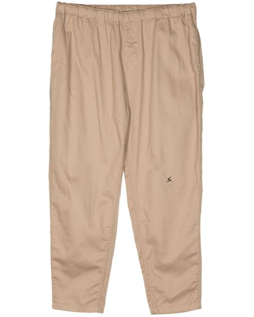 Pantalones ajustados con cinturilla elástica Undercover de color Natural