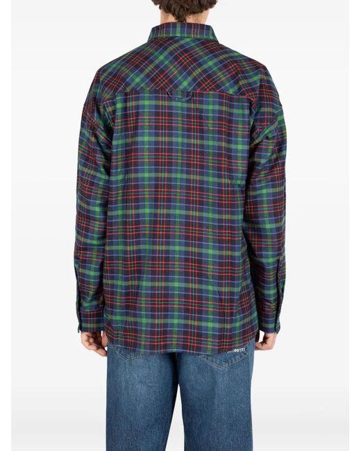 Chemise Over Sunny À Carreaux Societe Anonyme en coloris Blue