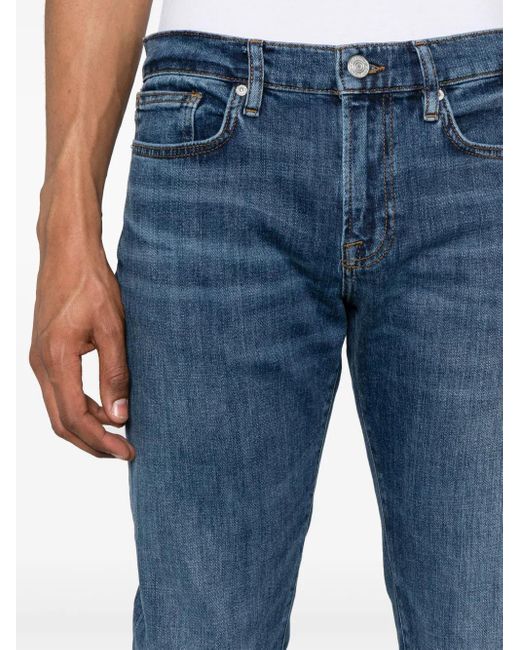FRAME Blue L'Homme Mid-Rise Slim-Fit Jeans for men
