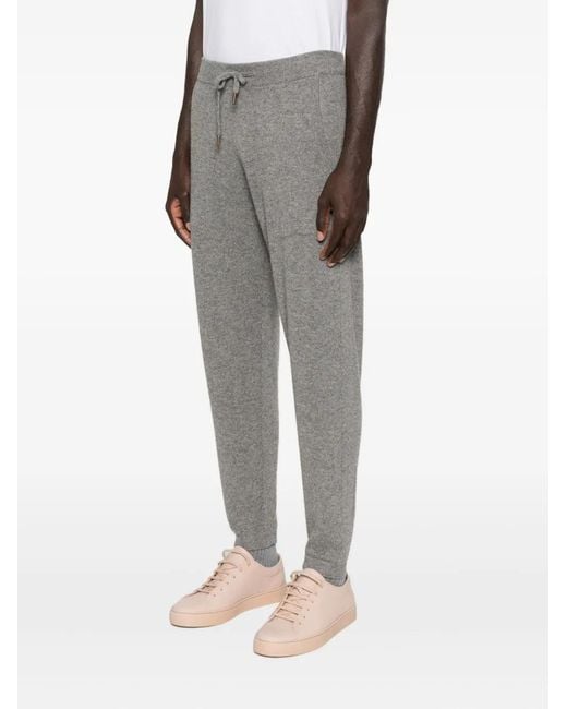 Bompard Gray Drawstrings Trousers for men