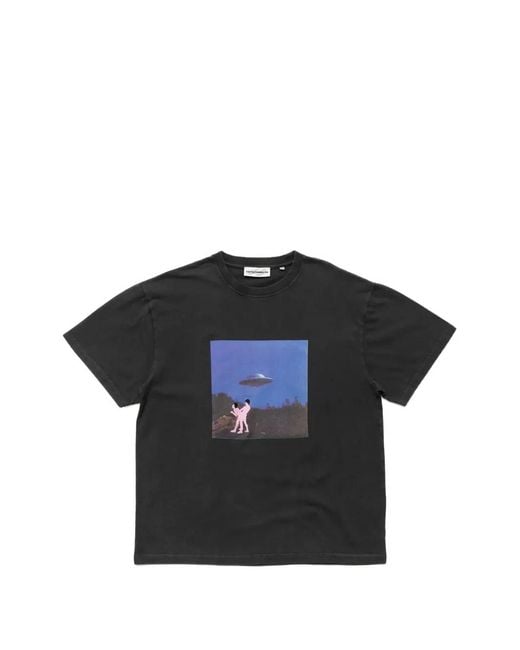 Carne Bollente Black I Came From Outerspace Graphic-Print T-Shirt