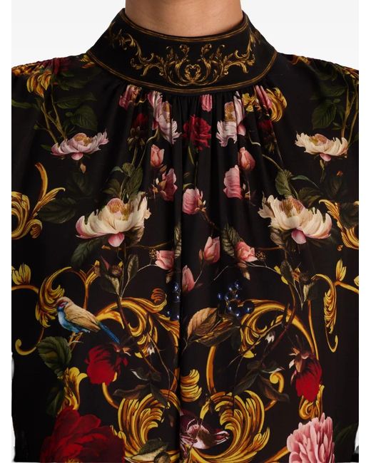 Alice + Olivia Black Marion Blouse
