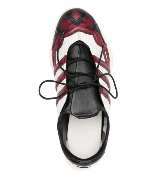 Y-3 Multicolor Regu 2002 Leather Sneakers for men