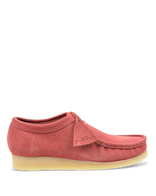 Botas Wallabee CLAY Clarks de hombre de color Red