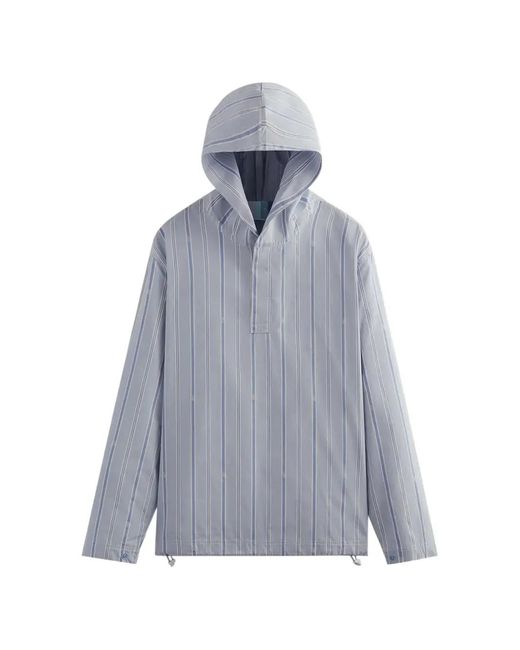 Kith Blue Jacquard Hoodie for men