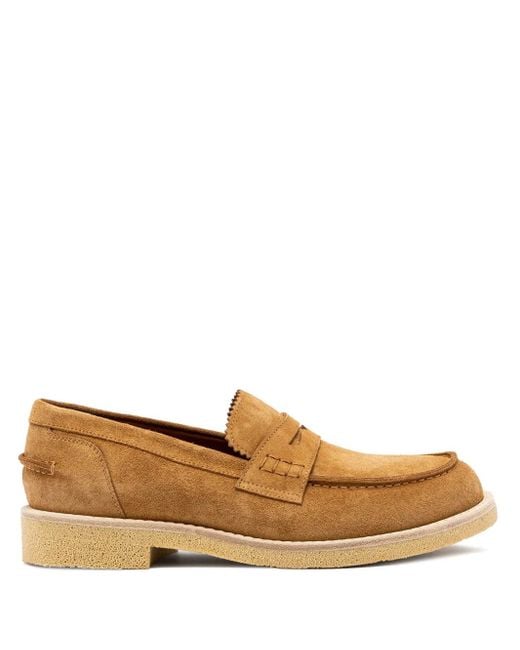Buttero Brown Laboratorio Loafers for men
