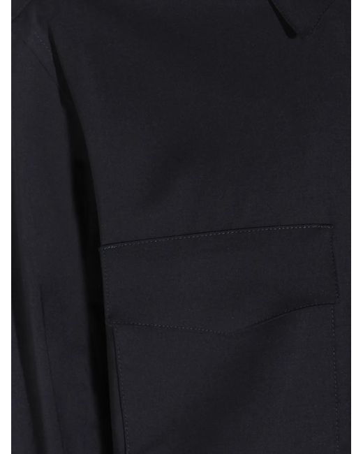 Moorer Blue Veste Boutonnée for men