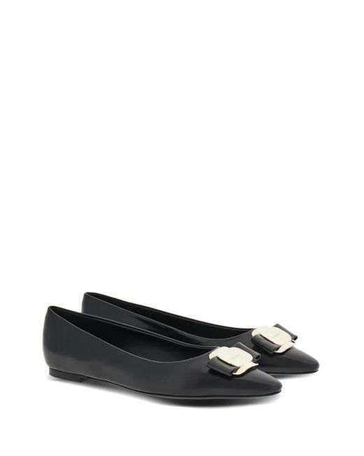 Ferragamo Blue Flat Shoes