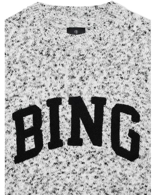 Anine Bing Gray Sydney Sweater