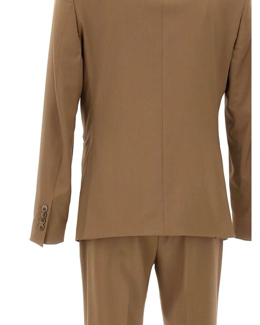 Santaniello Natural Wool Suit for men