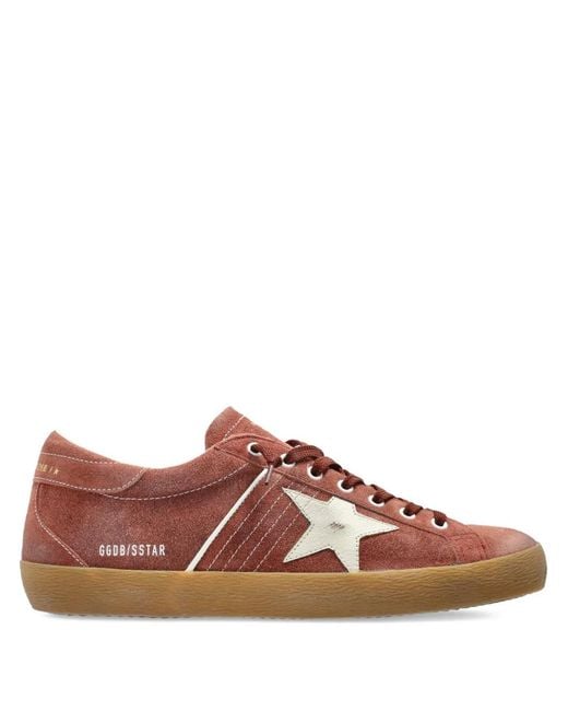 Golden Goose Deluxe Brand Brown Super Star Waxed Suede Upper Heel And Spur Nappa Star for men