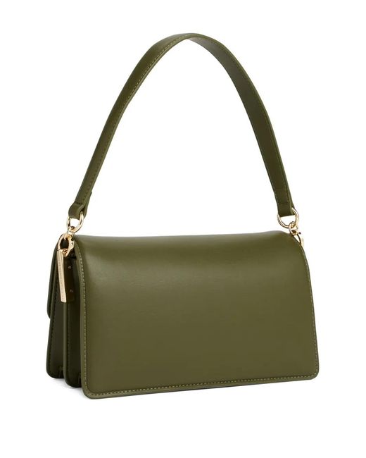 Tommy Hilfiger Green Th-Debossed Shoulder Bag