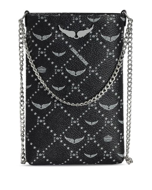 Zadig & Voltaire Black Rock Phone Pouch