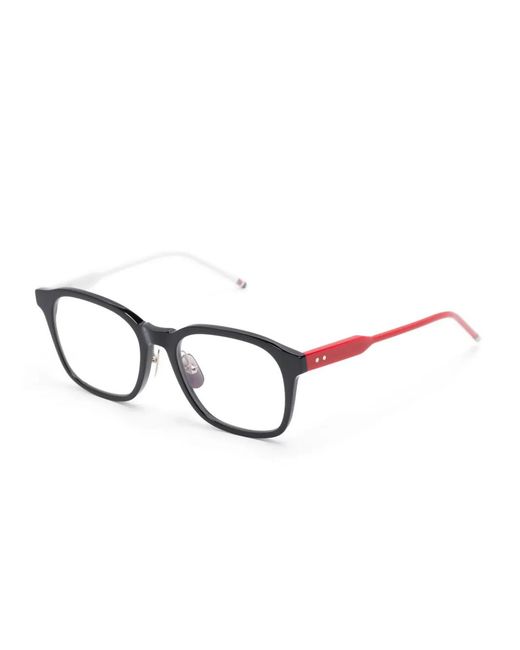 Thom Browne Black Square-Frame Glasses