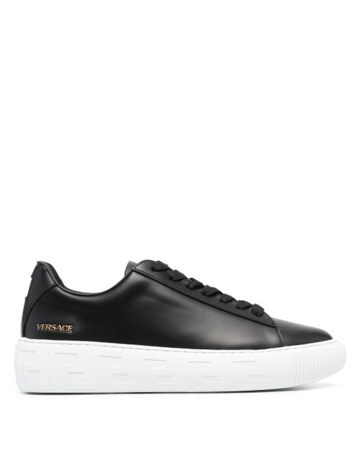 Versace Greca Sneakers in het Black voor heren