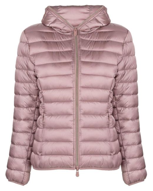 Save The Duck Alexis Puffer Jacket in Pink | Lyst