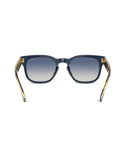 Vogue Eyewear Blue Tortoiseshell-Effect Square-Frame Sunglasses for men