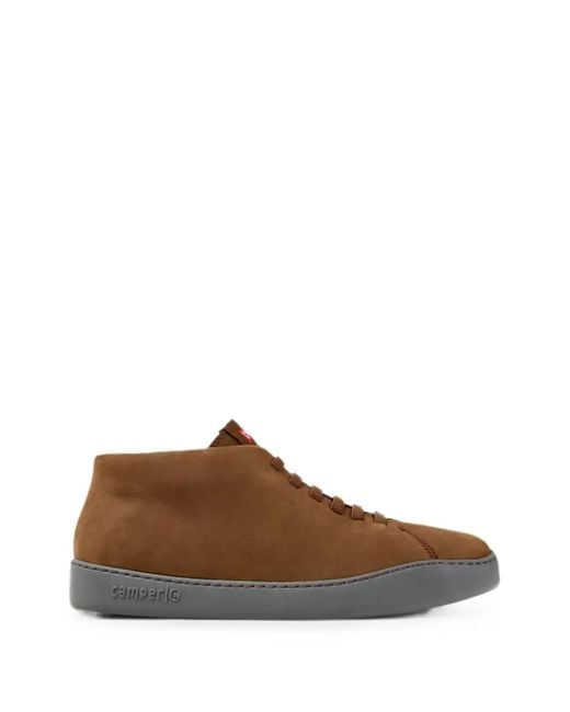 Camper Brown Peu Touring Leather Sneakers for men