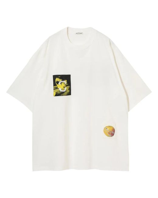 メンズ Undercover マルチパッチ Tシャツ White
