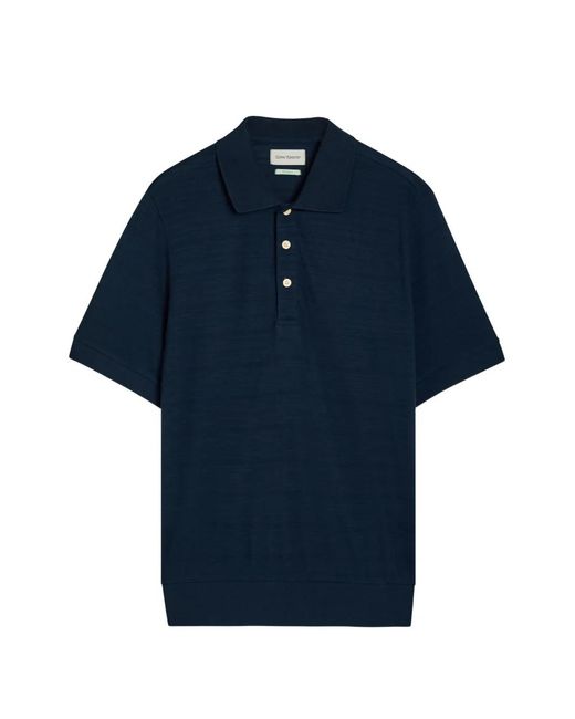 Oliver Spencer Blue Glendale Short-Sleeves Polo Shirt for men